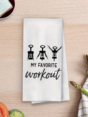 Wine Humor Towel NIP